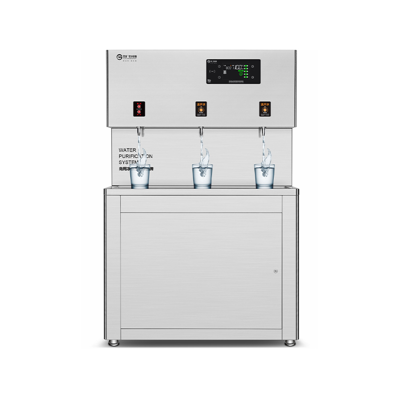 How do campus warm water machines ensure the safe, energy-efficient, and intelligent management of students' and teachers' drinking water needs?